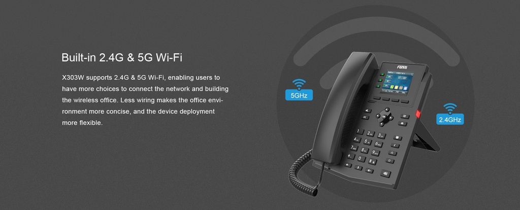 FANVIL X303W Entry-Level WiFi IP Phone