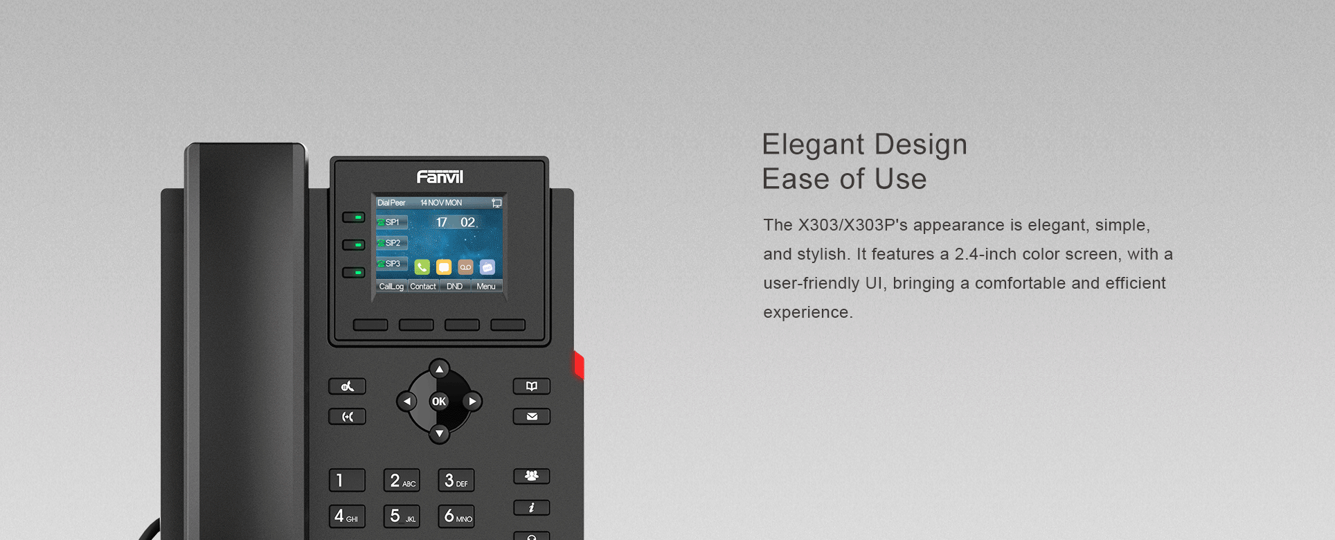 FANVIL X303P Entry-Level IP Phone